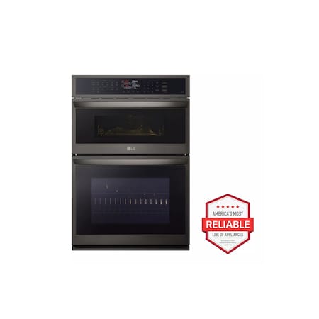 Lg 6.4 cu. ft. Smart Combination Convection and Air Fry Wall Oven WCEP6423D